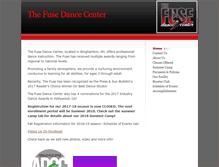 Tablet Screenshot of fusedancecenter.com